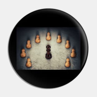 chess queen surrounded Pin