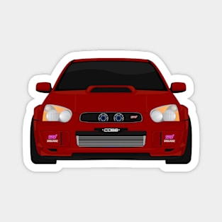 IMPREZA DARK-RED Magnet