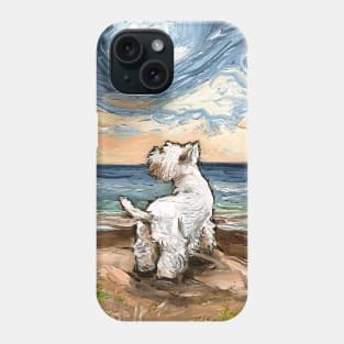 Beach Day - Westie Phone Case