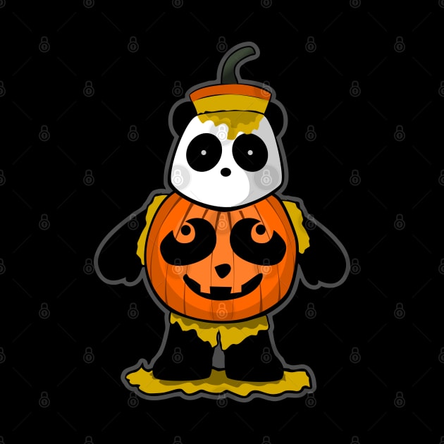 Halloween Panda by citypanda