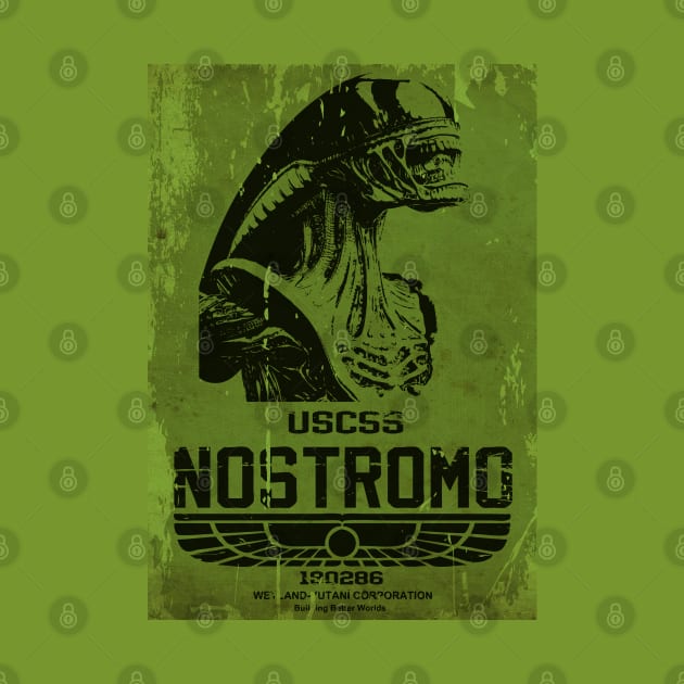 Nostromo Xenomorph by CTShirts