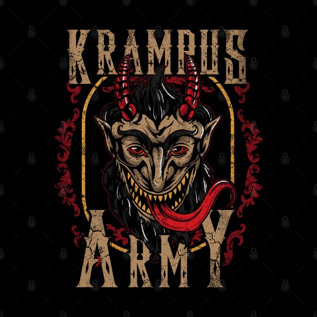 Krampus Army Christmas by E