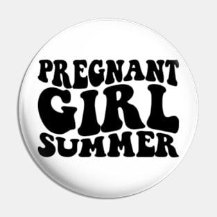 Pregnant Girl Summer Pin