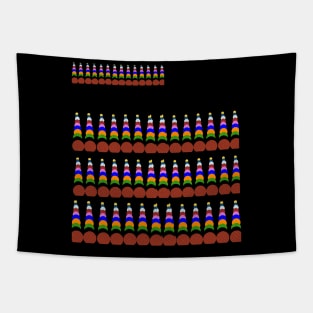 nice Shapes art Design Tapestry