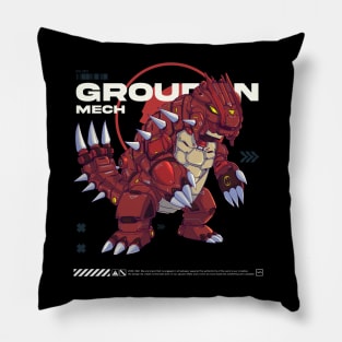 Mecha Groudun Pillow