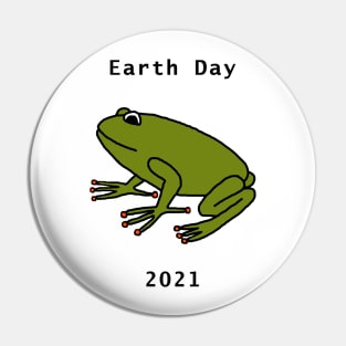 Frog for Earth Day 2021 Pin