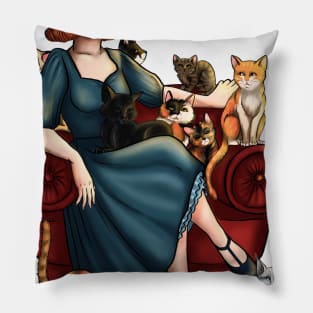 Cat Lady Pillow