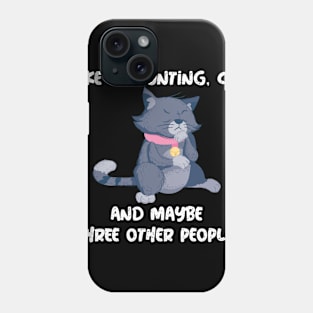 Funny Accounting Accountant Cat Person Phone Case