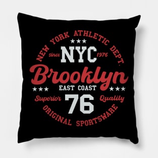 College Design New York Athletic Department Brooklyn NYC Original Sportsware Superiour Quality Pillow