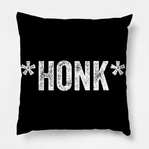 Honk from goose to car driver, this is necessary. Pillow by YourGoods