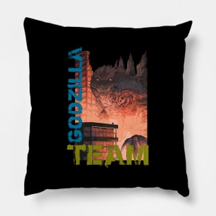 godzilla vs kong - team godzilla Pillow