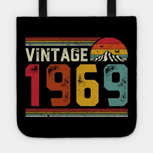 Vintage 1969 Birthday Gift Retro Style Tote