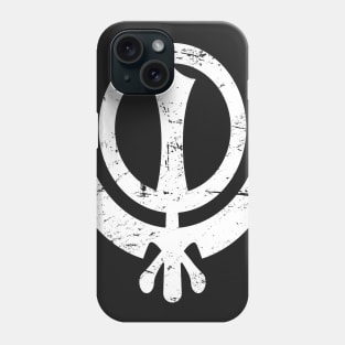 Distressed Sikh Khanda Phone Case