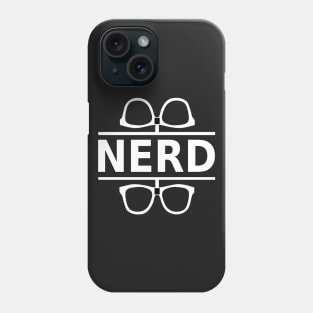 Nerd (white) Phone Case