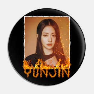 Yunjin Le Sserafim Flame Pin