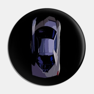 Futuristic Car Abstract Art Pin