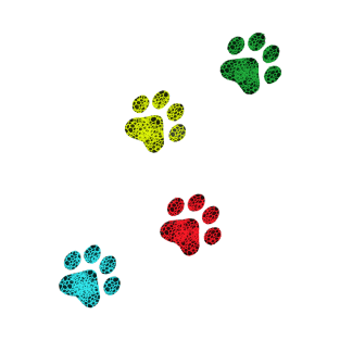 Paws color T-Shirt