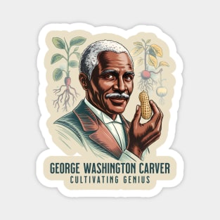 George Washington Carver Cultivating Genius Magnet