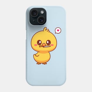 Cute Chick Bite Knife Cartoon Phone Case