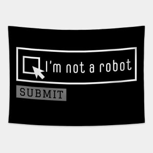 I am not a robot, Captcha, Nerd programmer Tapestry