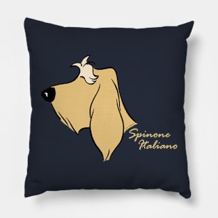 Spinone Italiano bright silhouette Pillow