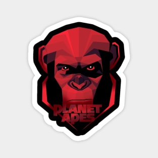 Ape planet art Magnet