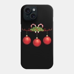 Candy Cane Ornaments Phone Case