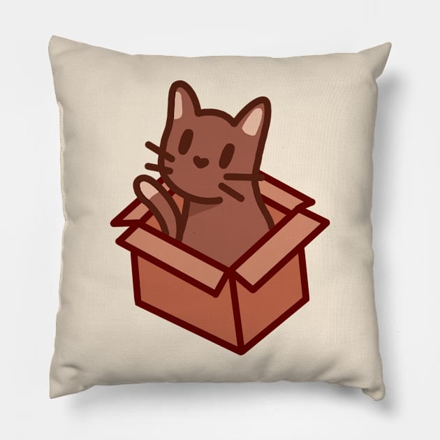 Coffee Cat Pillow by MoonSugarCake