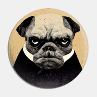 The pug father king pin pup Pin