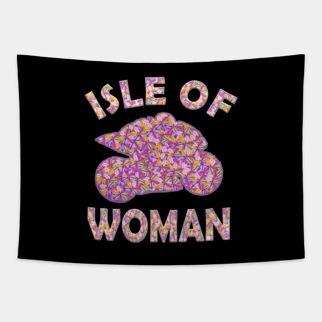 Isle of Woman Road Racing Tapestry by Alex Bleakley