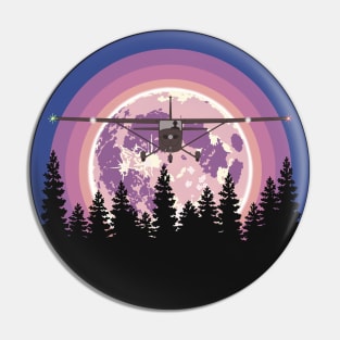 Cessna 172 Purple Moon Pin