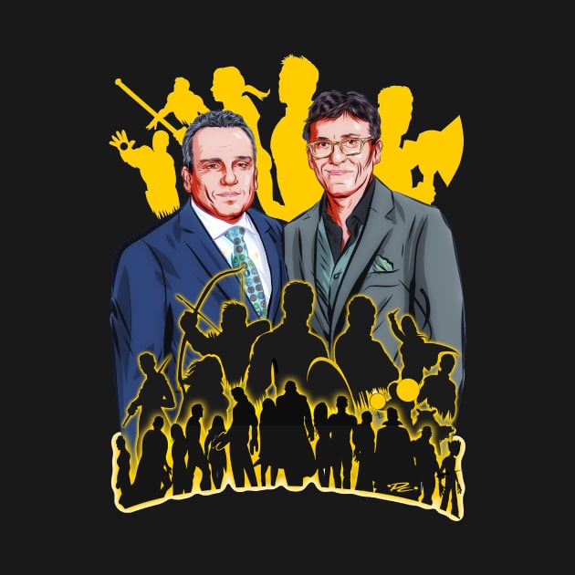 Joe & Anthony Russo - An illustration by Paul Cemmick by PLAYDIGITAL2020