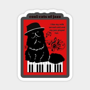 Cool Cats of Jazz Magnet