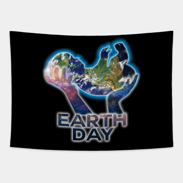 EARTH DAY Tapestry by The iMiJ Factory