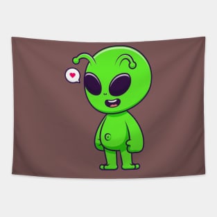 Cute Alien Tapestry