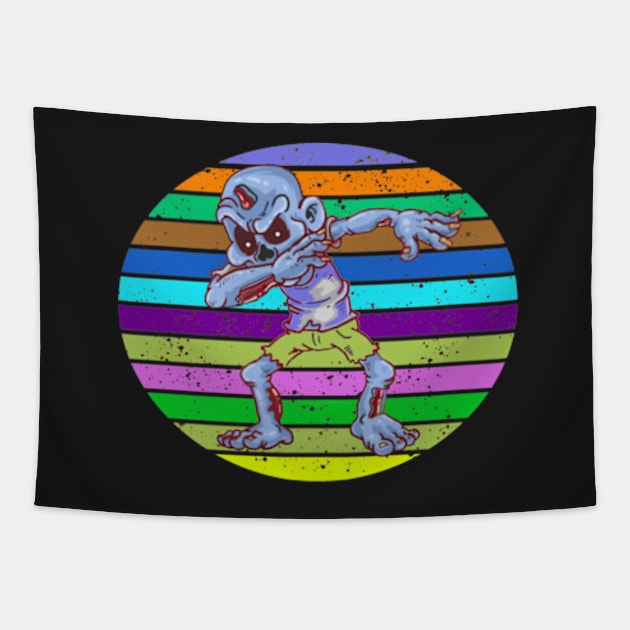 Zombie dubbing-dance - Gifts Tapestry by kedesign1