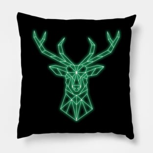 Neon deer Pillow