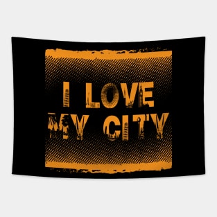 I Love My City Tapestry