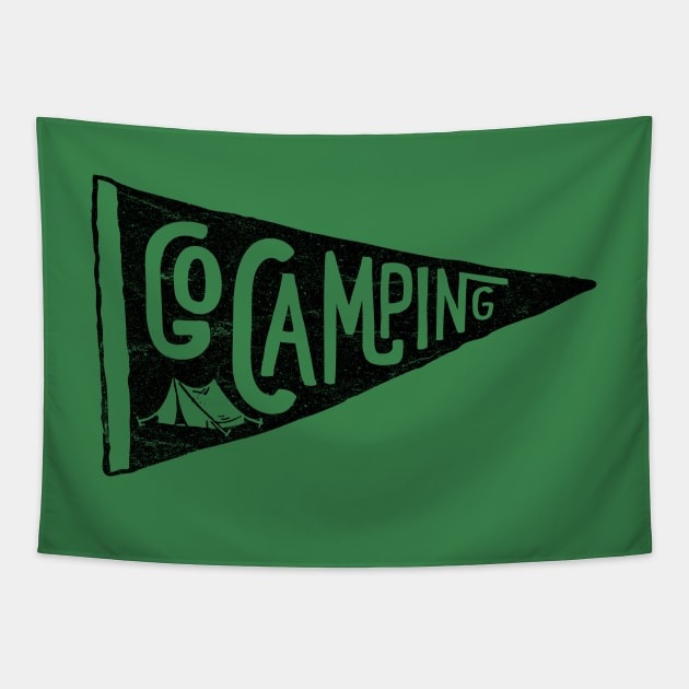 GO CAMPING Tapestry by cabinsupply