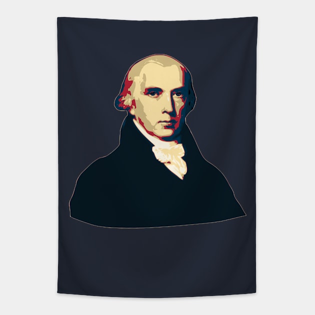 James Madison Tapestry by Nerd_art