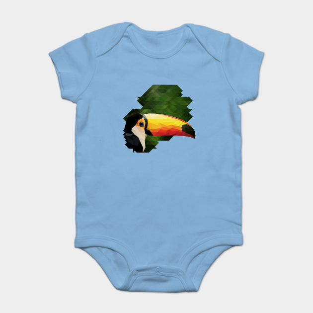 Toucan Polygonal Body Bebe Teepublic Fr