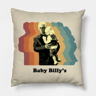 Baby Billy's Shadow Vintage Retro Pillow
