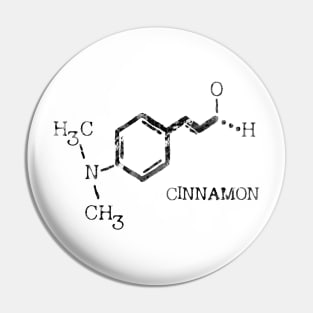 Cinnamon molecule Pin