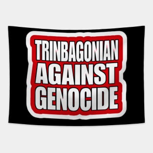 Trinbagonian Against Genocide - Sticker - Front Tapestry