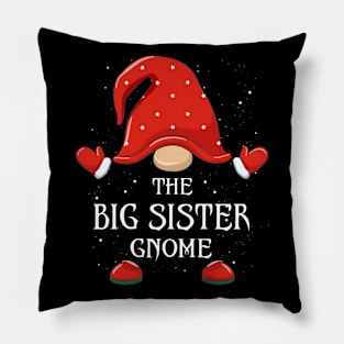 The Big Sister Gnome Matching Family Group Christmas Pajama Pillow