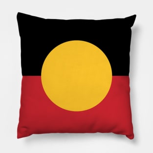 The Australian Aboriginal Flag #3 Pillow