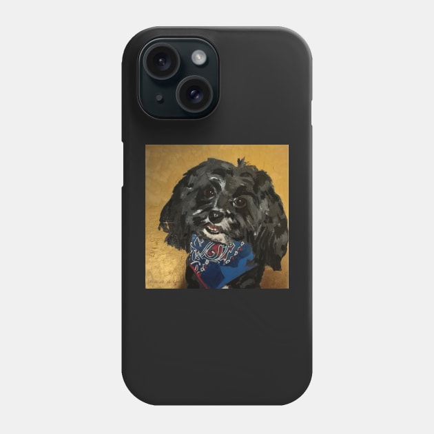 Terrier with Bandana Phone Case by gjspring