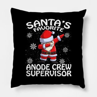 Santas Favorite Anode Crew Supervisor Christmas Pillow