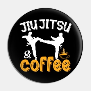 Jiu jitsu & coffee Pin