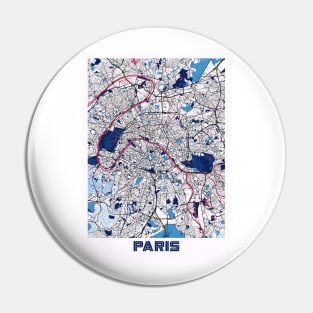 Paris - France MilkTea City Map Pin